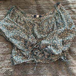 Francesca’s Floral Blouse